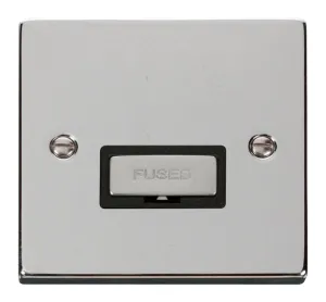 13A Fused 'Ingot' Connection Unit - Black