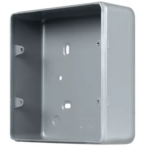METAL CLAD PRO 2 GANG 50MM DEEP 2 TIER SURFACE MOU