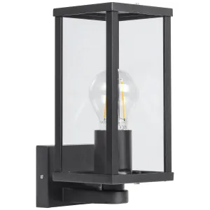 Exterior Decorative Wall Glass Lantern Top/Bottom