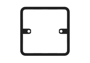 1GANG GASKET BLACK