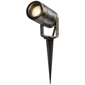EAMON - 230V IP65 GU10 Polycarbonate Spike light -