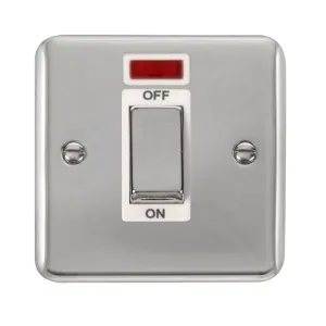 Deco Plus - 50A 1 Gang Double Pole Switch With Neo