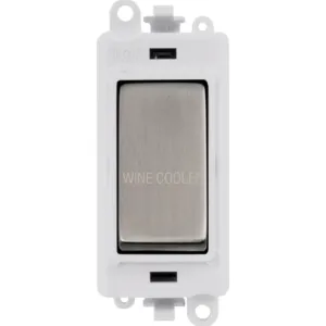 20AX Double Pole Switch Module - Polar White - Sta