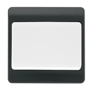 10AX 250V 1G 2W Wide Rocker Switch - Anthracite Gr
