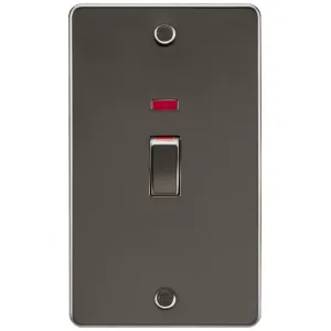 45A DP Switch with Neon (2G size) - Gunmetal