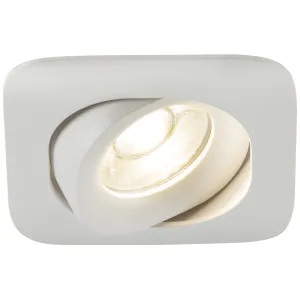 Odina Single Tilt Square Downlight White