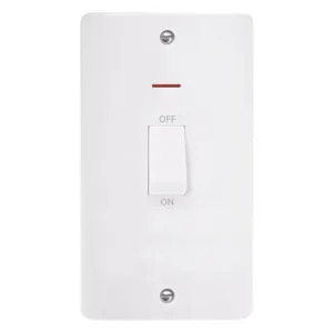 Mode - 50A 2 Gang Double Pole Switch With LED (Ver