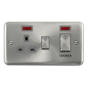Deco Plus - 50A Cooker Control Unit With Neons - I
