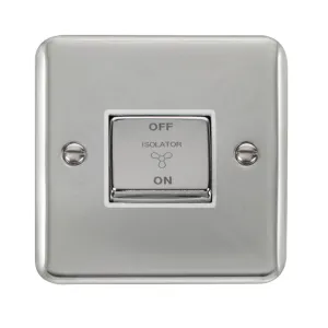 10A INGOT 3 POLE FAN ISOLATION PLATE SWITCH