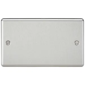 2G Blanking Plate - Brushed Chrome