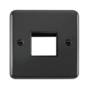 1 Gang MiniGrid Unfurnished Plate - 2 Apertures