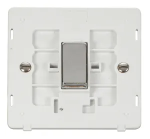 Ingot 10AX 1 Gang 2 Way Switch Insert - White / Ch