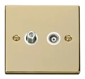 1 Gang Satellite & Isolated Coaxial Socket Outlet