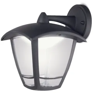 EXTERIOR LED COACH LANTERN 4 PANEL TOP ARM 640LM 8