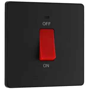 EVOLVE MATT BLACK (BLACK) 45A SQUARE SWITCH, DOUBL