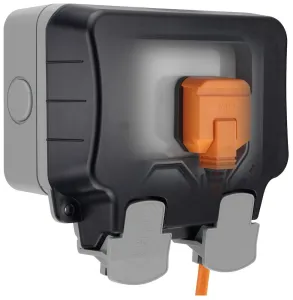 NEXUS STORM IP66 WEATHERPROOF DOUBLE UNSWITCHED 13