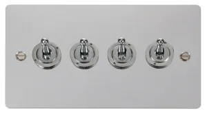 10AX 4 Gang 2 Way Toggle  Switch