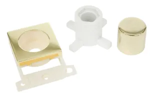 Dimmer Module Mounting Kit - Brass