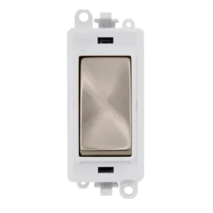 20AX Double Pole Switch Module - Polar White - Bru