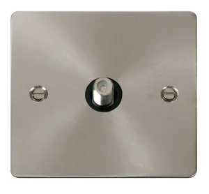1 Gang Satellite Socket  - Black