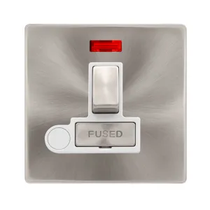 13A INGOT SWITCHED FUSED CONNECTION UNIT WITH NEON