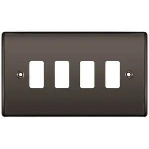 Frontplate, 4 Gang