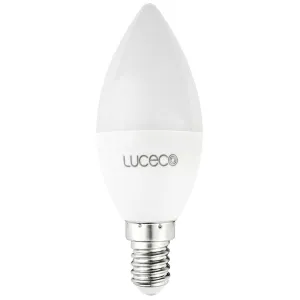 LUCECO SMART LED CANDLE 6W 470LM DIMMABLESES CCT