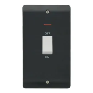 Mode - 50A 2 Gang Double Pole Switch With LED (Ver