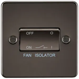 10A Fan Isolator Switch - Gunmetal