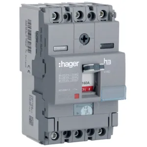 MCCB h3 x160 TM 3x160A 25kA