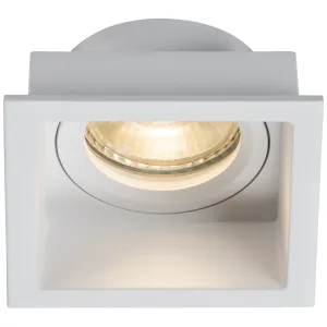Dipa Single Fixed Square Anti-Glare Downlight Whit