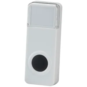 IP55 wireless bell push - white