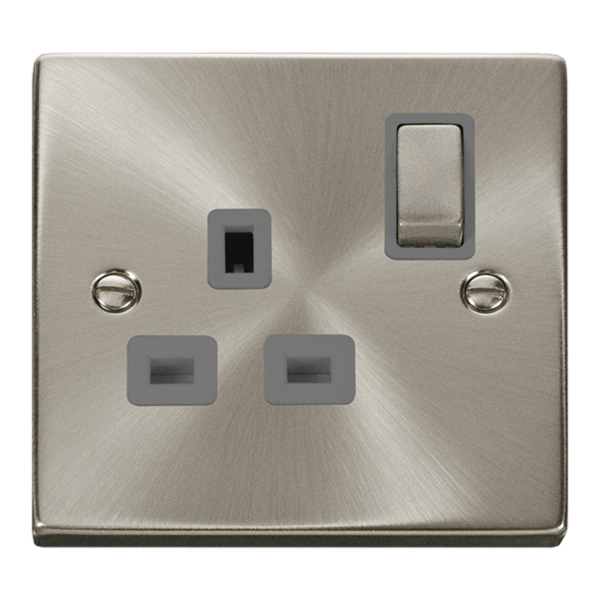 13A Ingot 1 Gang Double Pole Switched Socket Outle