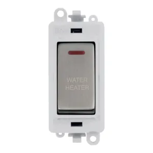 20AX Double Pole Switch With LED Module - Polar Wh