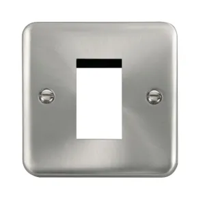 1 Gang New Media- Unfurnished Plate - 1 Aperture