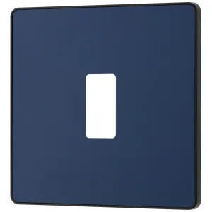 GRID FRONT PLATE - PCD EVOLVE - MATT BLUE - 1 GANG