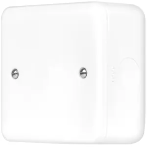METAL CLAD PRO 1 GANG BLANKING PLATE - POLAR WHITE