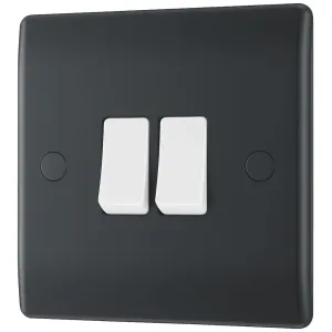 PART M APPROVED DOUBLE SWITCH, 20A 16AX 2 WAY