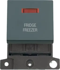 20A DP INGT SW+NEON BK "FRIDGE FREEZER"