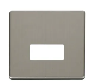 Connection Unit Cover Plate - Stainless Steel