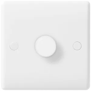 WHITE NEXUS MOULDED 1,000W SINGLE DIMMER SWITCH, 2