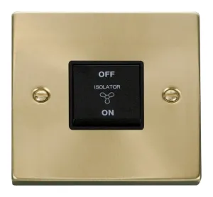 10A 3 POLE FAN ISOLATION PLATE SWITCH