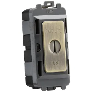 20AX 2 way SP key module (marked EMG LTG TEST) - a