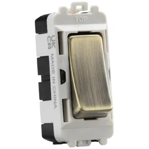 20AX 2 way SP grid module - antique brass