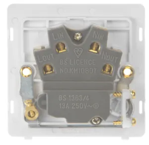Connection Unit, Interior Switched Fused Lockable, c/w FO