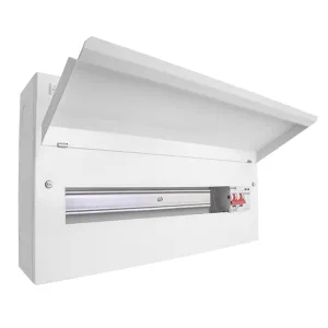 22 Way Elucian Metal Consumer Unit With 100A Main
