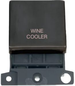 MINIGRID 20A DP SWITCH MODULE - MATT BRONZE - WINE