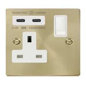 DECO 'NON INGOT' 13A 1 GANG SWITCHED SAFETY SHUTTE