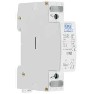 CUC20 CONTACTOR 20A DOUBLE POLE 1 MODULE
