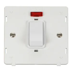 Definity - 50A 1 Gang Double Pole Switch With Neon